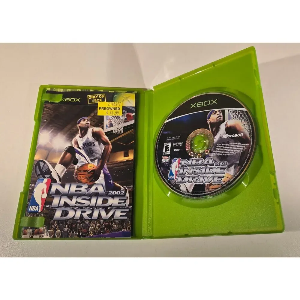 NBA Inside Drive 2002 2003 2004 Original Xbox Game Lot (3) CIB Complete In Box